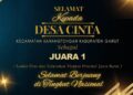 Desa Cinta Kabupaten Garut Wakili Jawa Barat Di Lomba Desa Tingkat Nasional 2023