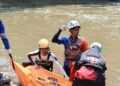 Tim SAR Berhasil Temukan Warga Tenggelam Di Sungai Cimanuk, Kampung Tambakan