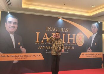 IADIH “Jayabaya Unggul” Resmi Dibentuk, Prof. Dr. Harris Arthur Hedar Jadi Ketua Umum Pertama